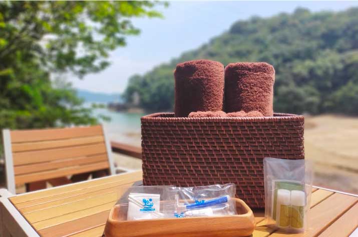 ペンションししくいのワンランク上質なタオル